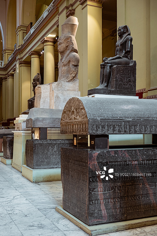 埃及博物馆（历史博物馆）及馆藏藏品图片素材