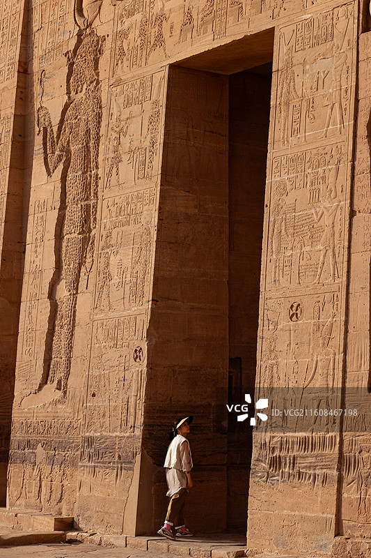 埃及阿斯旺菲莱神庙图片素材