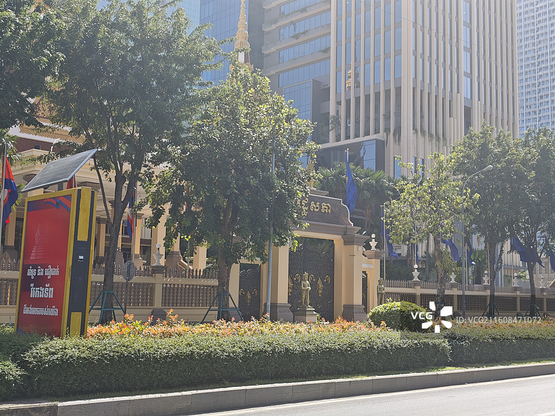 柬埔寨首都金边街拍图片素材