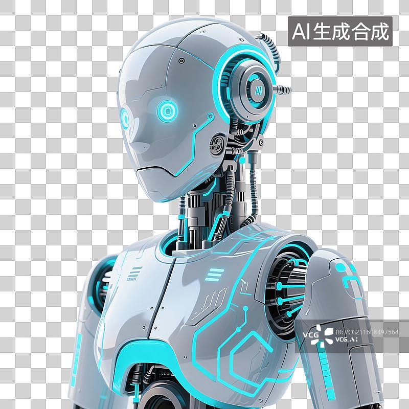 【AI数字艺术】智能先锋：未来科技的脉动图片素材