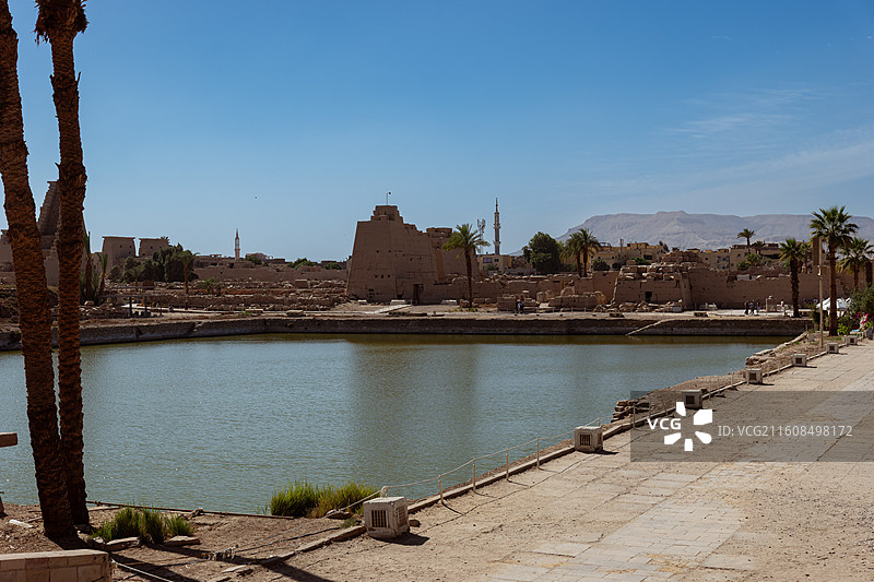 埃及卢克索卡纳克神庙图片素材