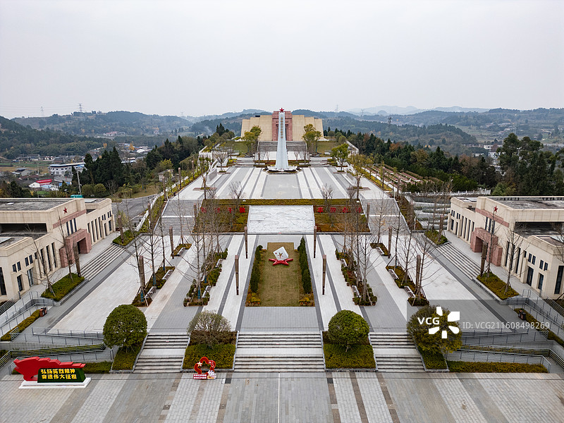 四川德阳黄许镇德阳市英烈纪念园图片素材