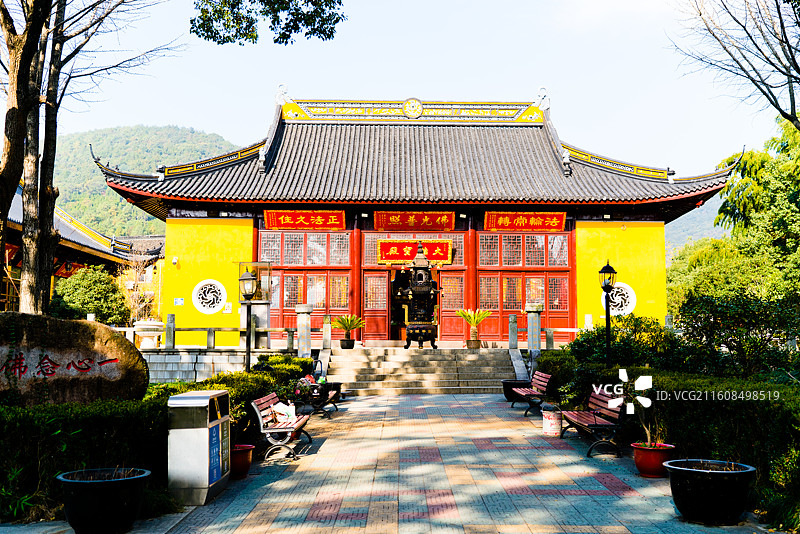 旺山宝华寺景观图片素材