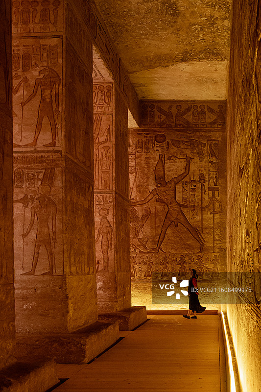 埃及（阿斯旺）阿布辛贝神庙图片素材