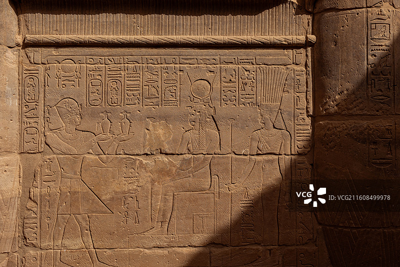 埃及阿斯旺菲莱神庙图片素材