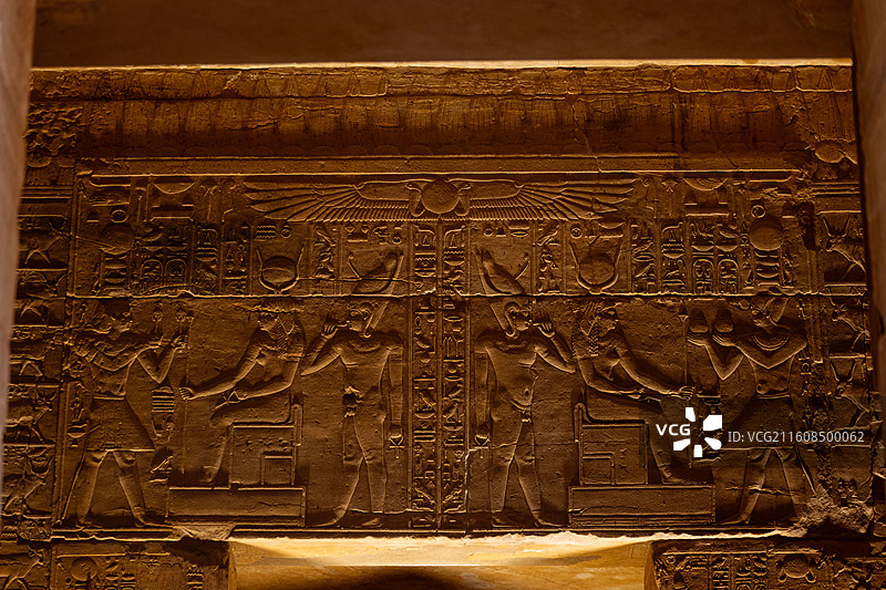 埃及阿斯旺菲莱神庙图片素材