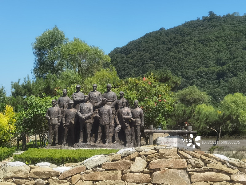 陕西省铜川市耀州区照金镇薛家寨革命旧址图片素材