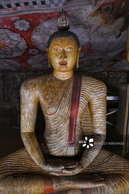 斯里兰卡丹布勒石窟寺 Dambulla Cave Temple图片素材