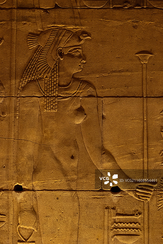 埃及阿斯旺菲莱神庙图片素材