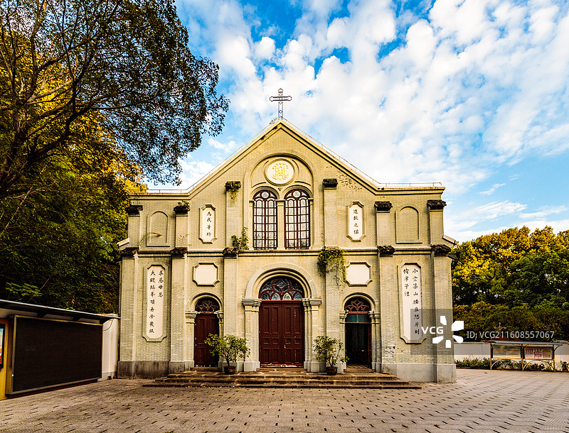 西佘山园中堂图片素材