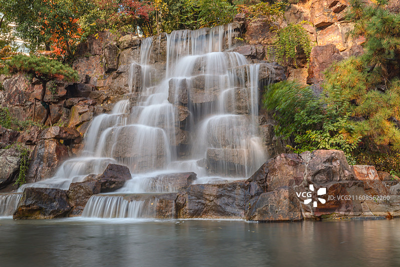 辅德里公园瀑布图片素材
