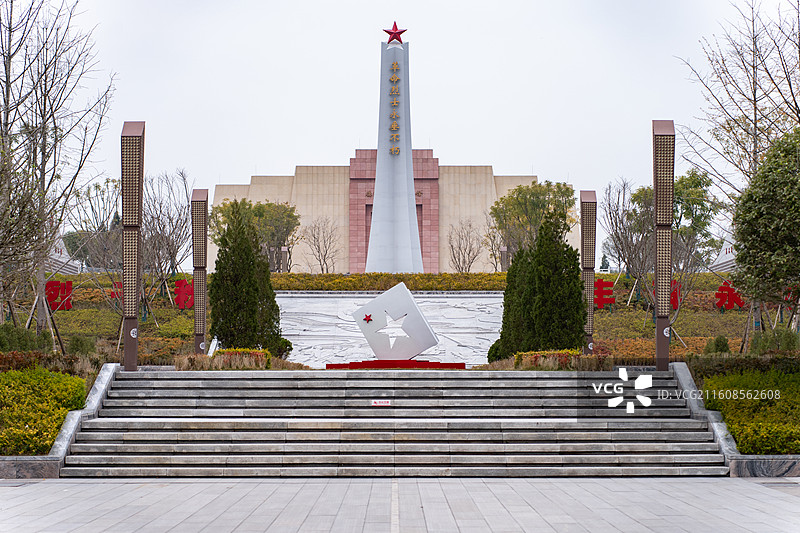 四川德阳黄许镇德阳市英烈纪念园图片素材
