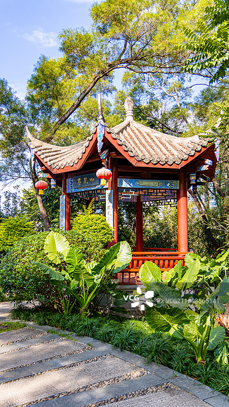 屏山公园四见亭图片素材