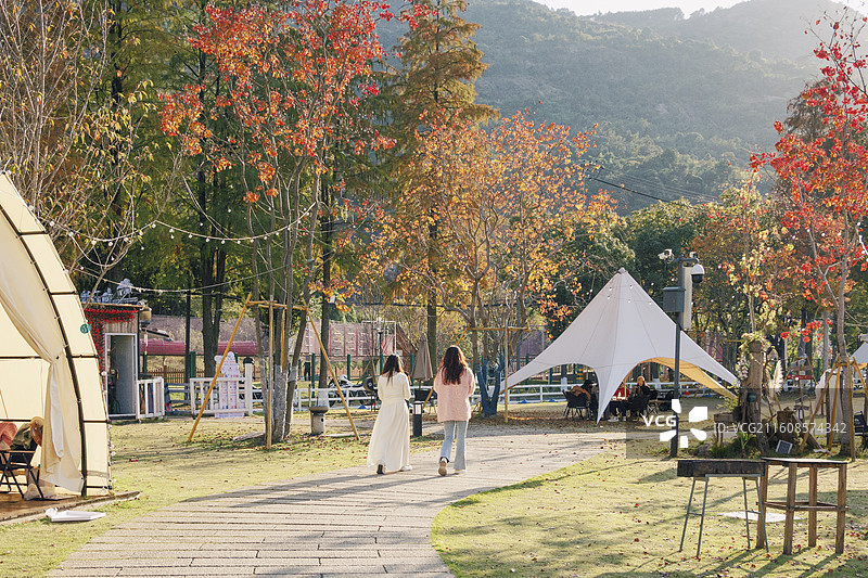 温州龙湾瑶溪钟秀园图片素材