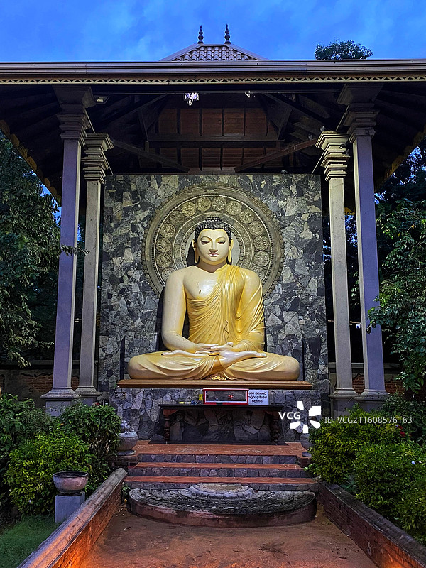 斯里兰卡丹布勒黄金寺 Dambulla Golden Temple图片素材