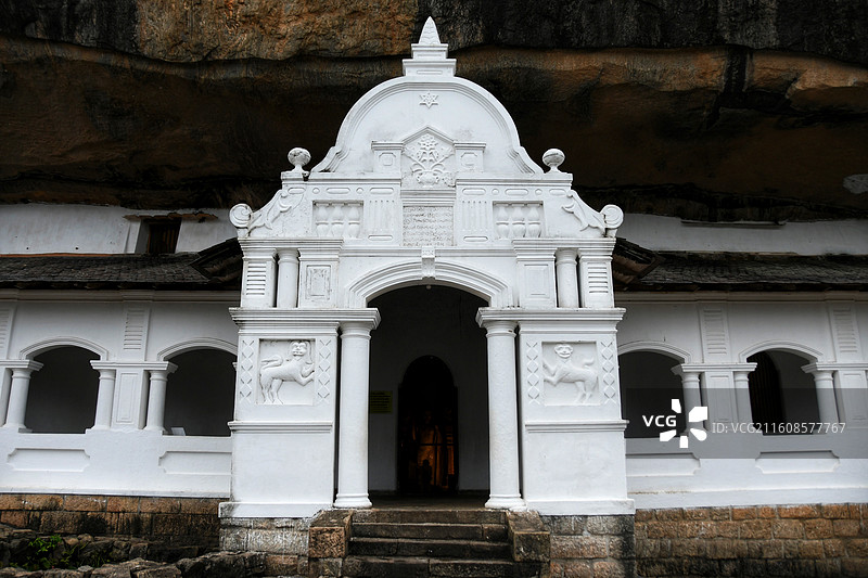 斯里兰卡丹布勒石窟寺 Dambulla Cave Temple图片素材