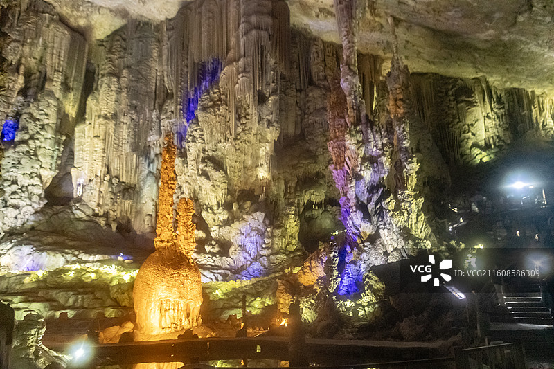 贵州省毕节市织金县织金洞景区风光图片素材