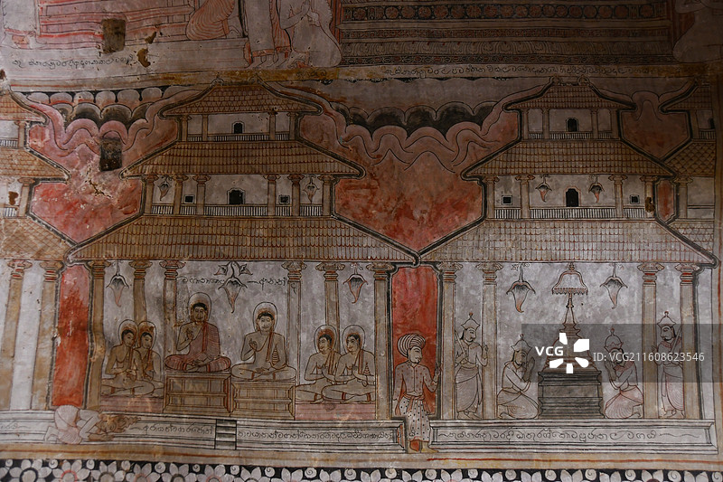 斯里兰卡丹布勒石窟寺 Dambulla Cave Temple图片素材