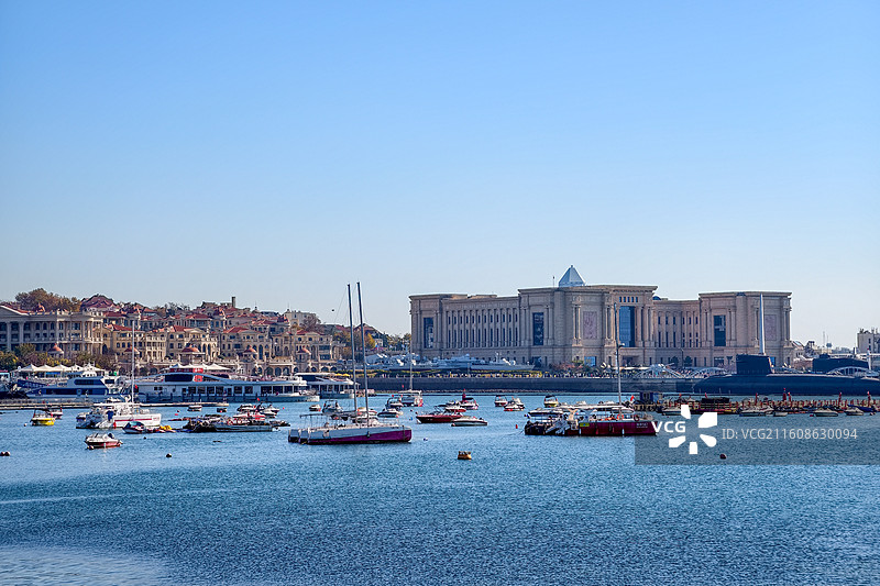 青岛城市海岸风光 栈桥景区图片素材