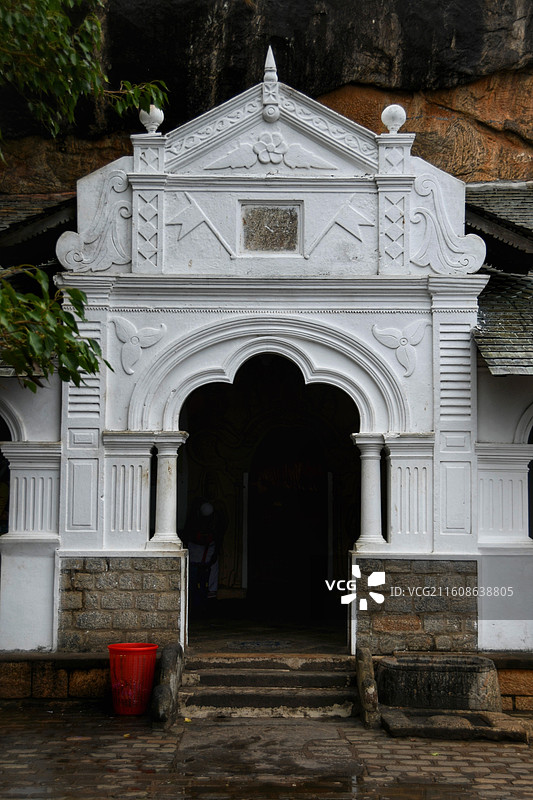 斯里兰卡丹布勒石窟寺 Dambulla Cave Temple图片素材