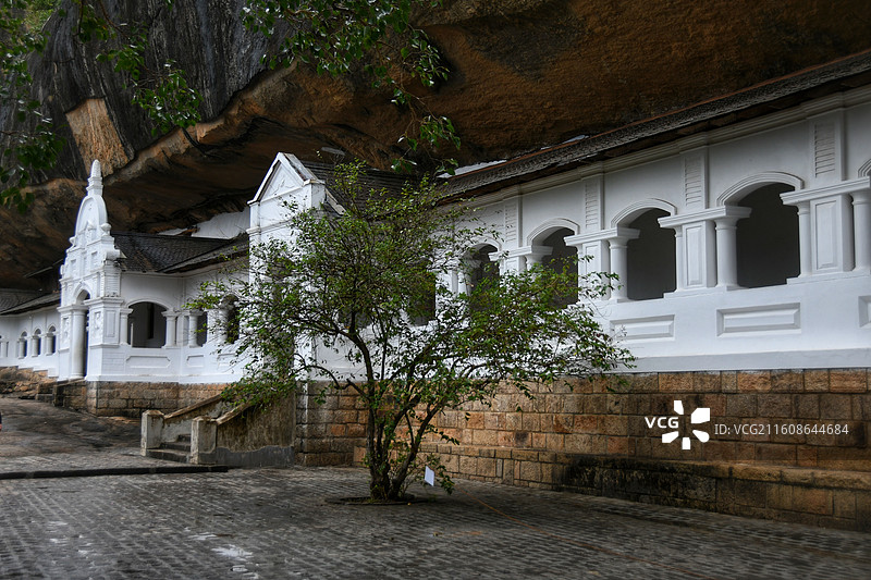 斯里兰卡丹布勒石窟寺 Dambulla Cave Temple图片素材