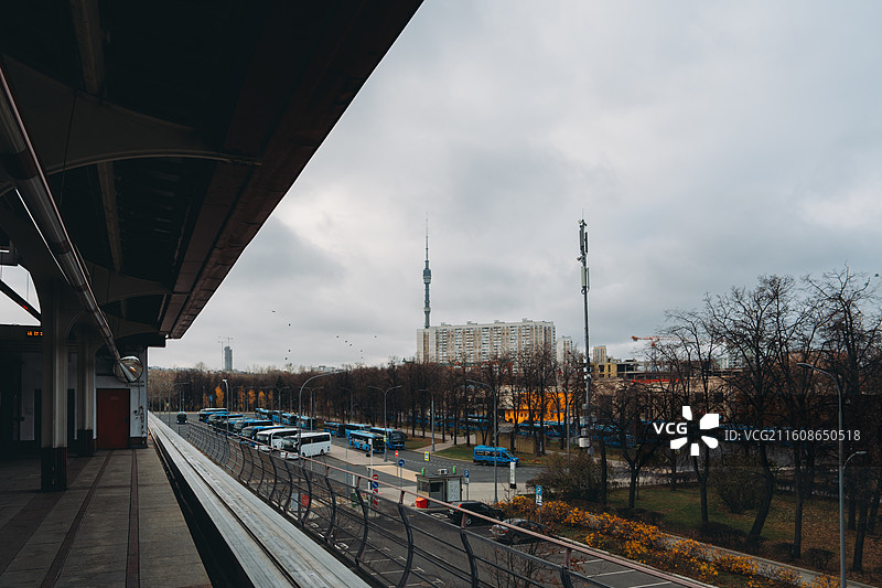 莫斯科电车站 VDNKh ВДНХ图片素材