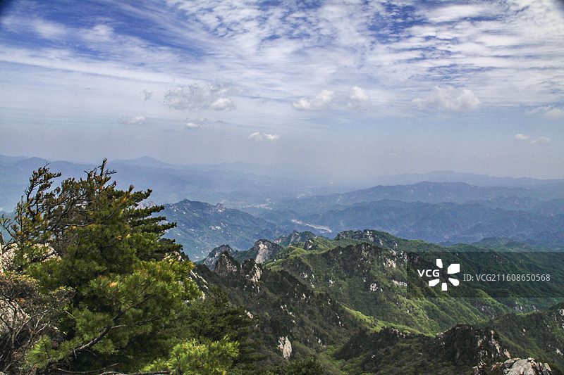 河南鲁山县尧山（石人山）风景区风光图片素材