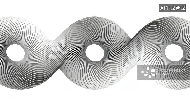 【AI数字艺术】螺旋波纹图案图片素材