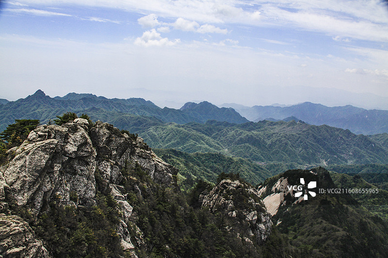 河南鲁山县尧山（石人山）风景区风光图片素材