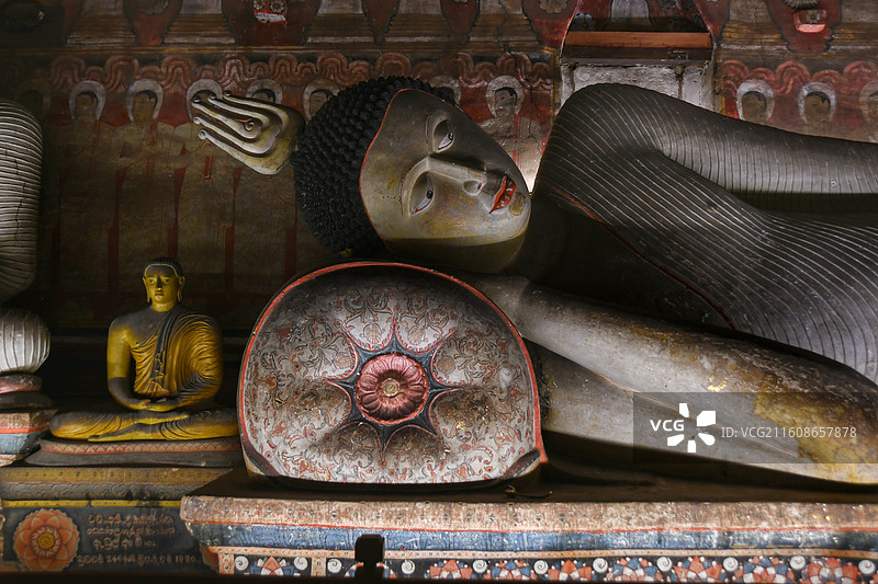 斯里兰卡丹布勒石窟寺 Dambulla Cave Temple图片素材