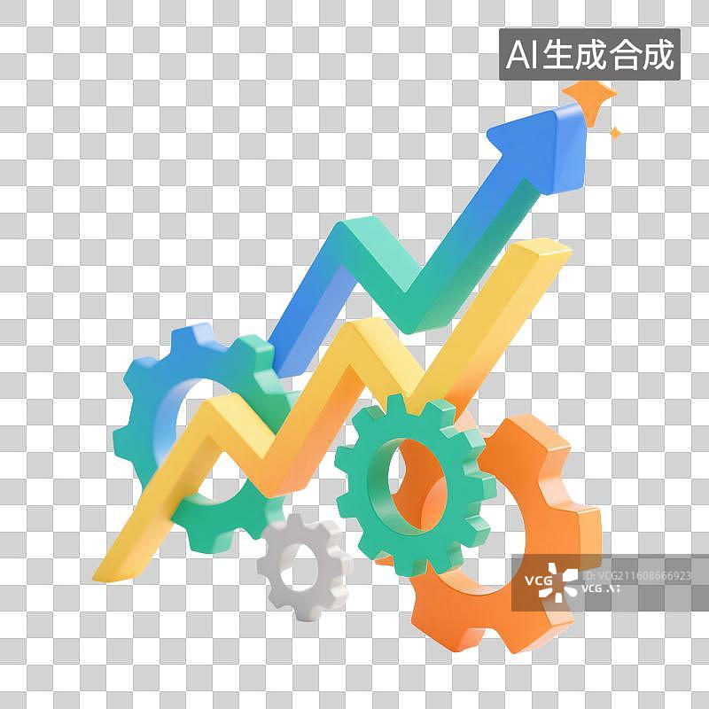 【AI数字艺术】共绘新篇：商务协作与年度规划图片素材