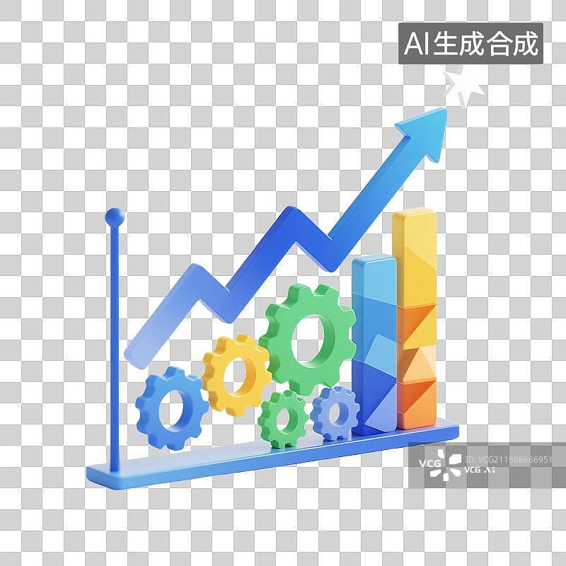 【AI数字艺术】共绘新篇：商务协作与年度规划图片素材