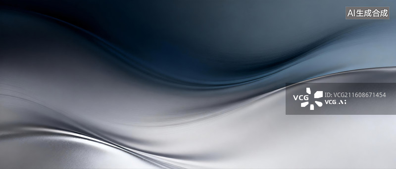 【AI数字艺术】抽象动感渐变波浪背景图片素材