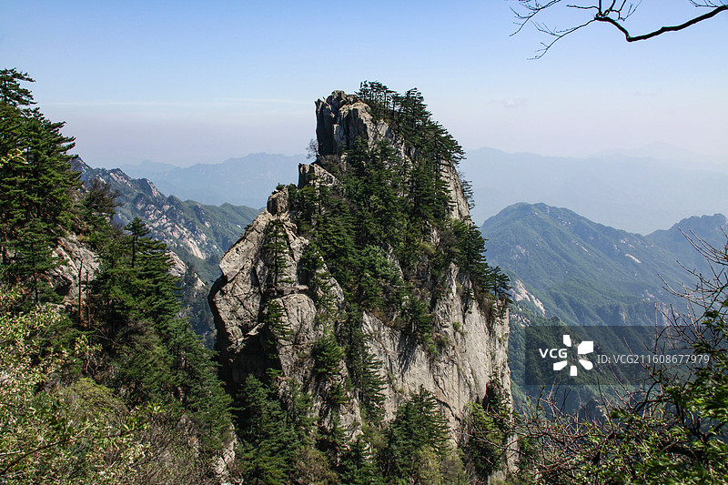 河南鲁山县尧山（石人山）风景区风光图片素材