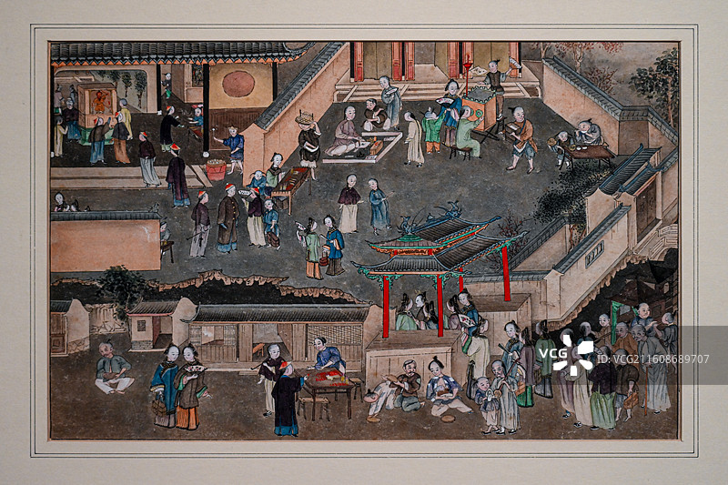 香港艺术馆展出的文物图片素材