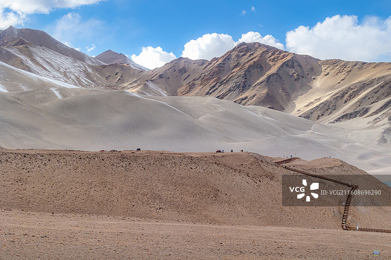 新疆维吾尔自治区克孜勒苏柯尔克孜自治州阿克陶县白沙湖景区高山戈壁图片素材