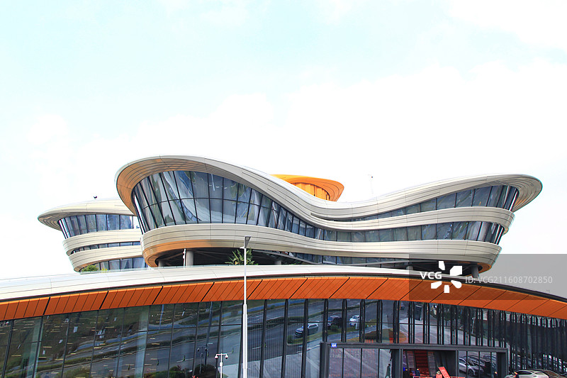 成都东部新区建筑风光图片素材