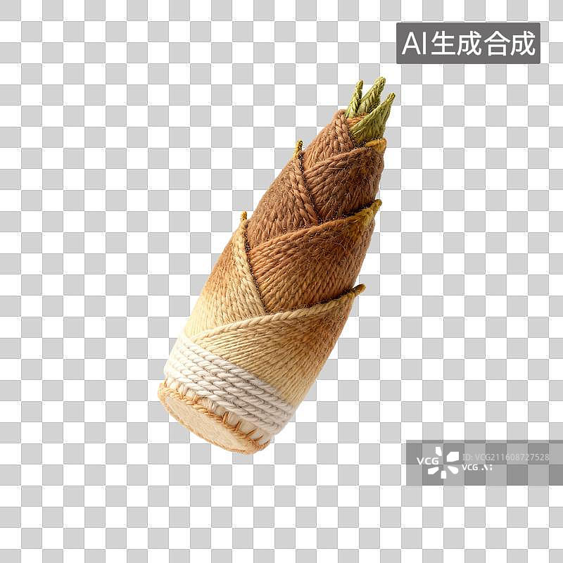 【AI数字艺术】手工针织竹笋造型物件图片素材