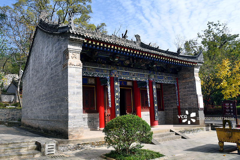 陕西岐山周公庙太公殿图片素材