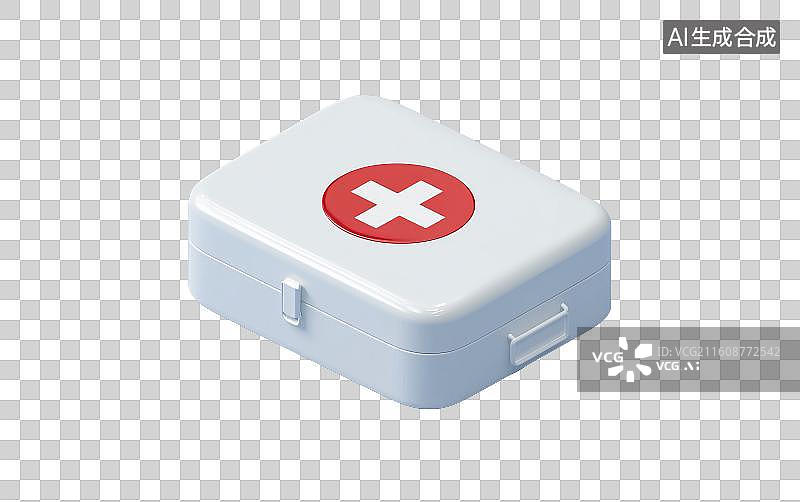 【AI数字艺术】免扣元素急救箱图标图片素材