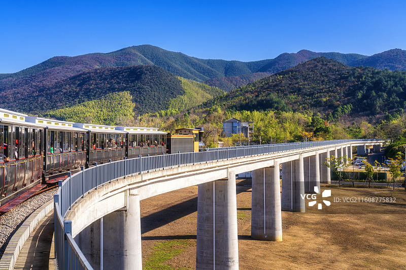 江苏无锡宜兴窑湖小镇风光图片素材