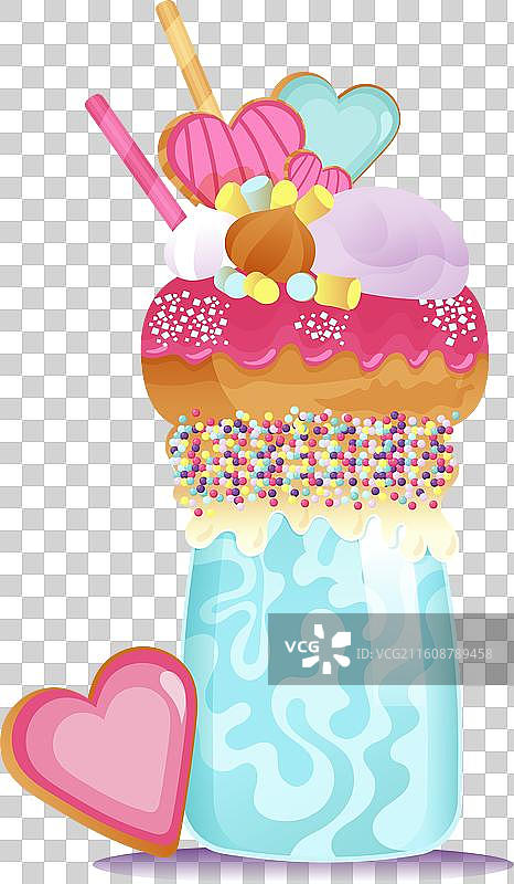 手绘怪物摇晃图片素材