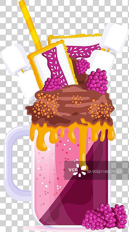 手绘怪物摇晃图片素材