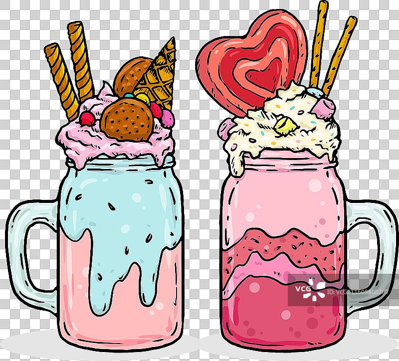 手绘怪物摇摆图片素材