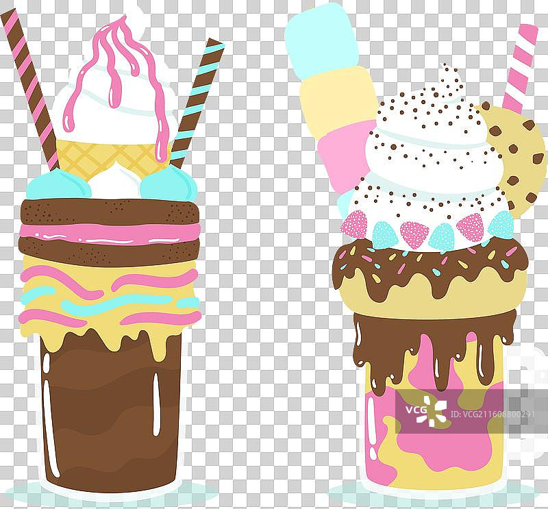 手绘怪物摇晃图片素材