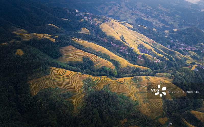 桂林龙脊梯田图片素材