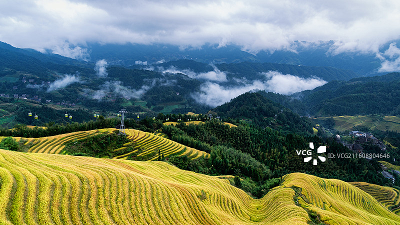 桂林龙脊梯田图片素材