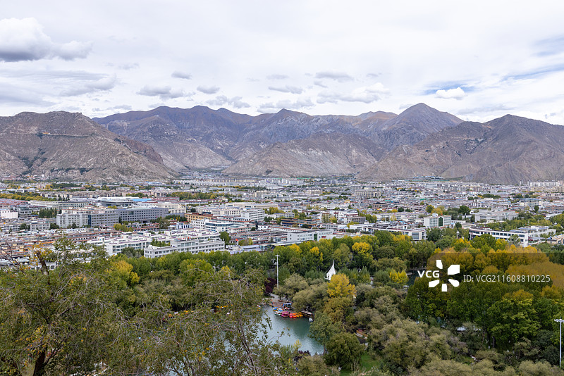西藏布达拉宫广场图片素材
