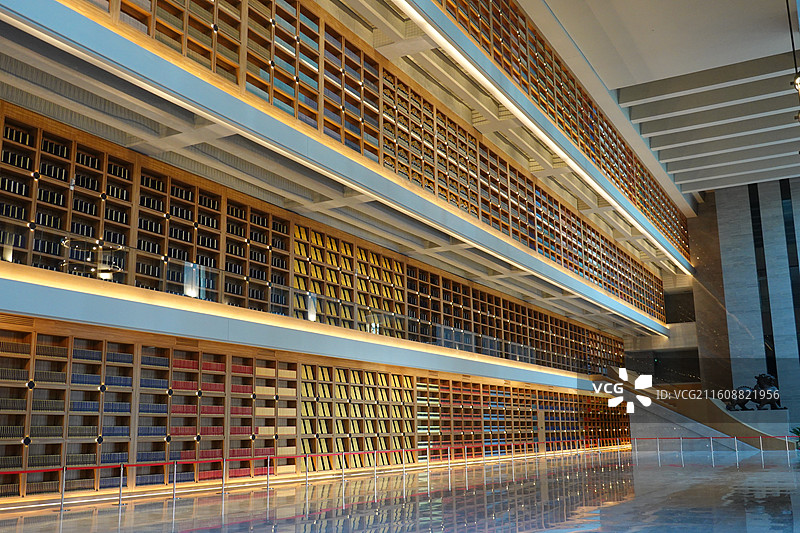 陕西省西安市鄠邑区户县西安国家版本馆文济阁：永乐大典图片素材