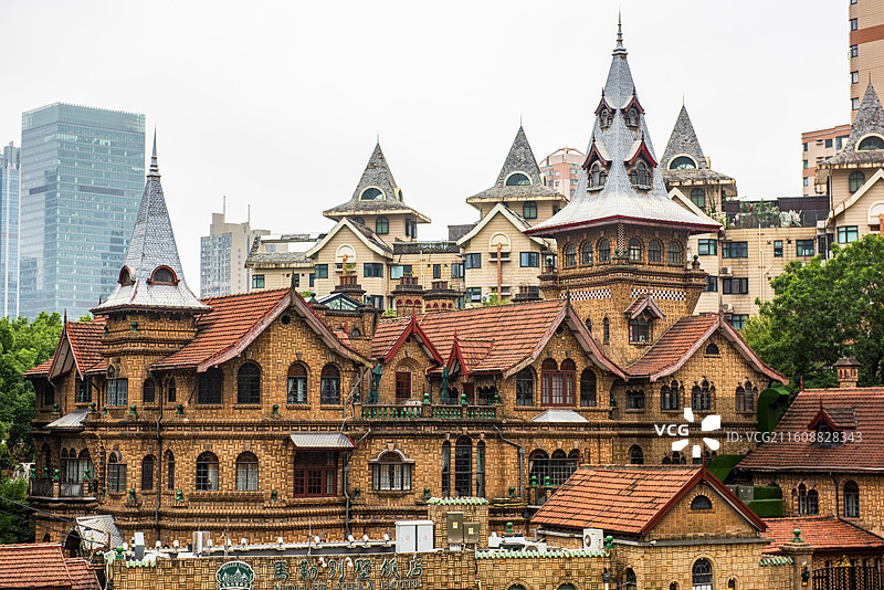 上海马勒别墅建筑景观图片素材